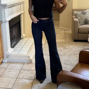 PAIGE Transcend Genevieve Midnight Flare Trouser Jean